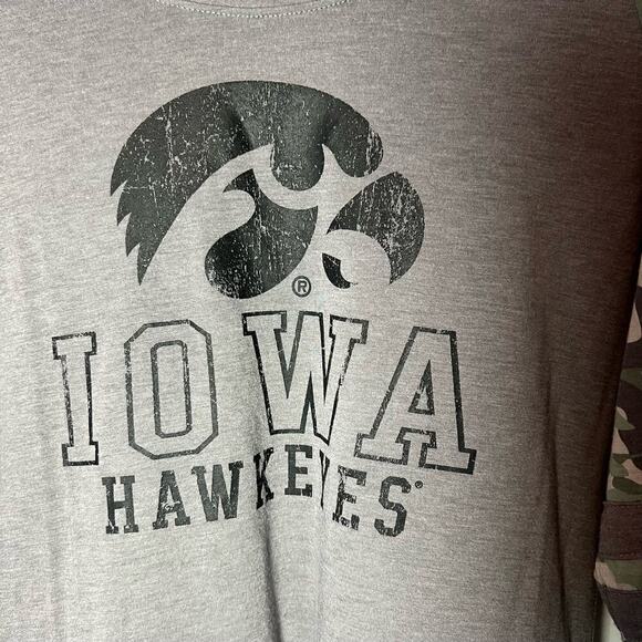 Rivalry‎ Threads Iowa Hawkeyes 3/4 Sleeve Tshirt Size Large - Picture 3 of 6